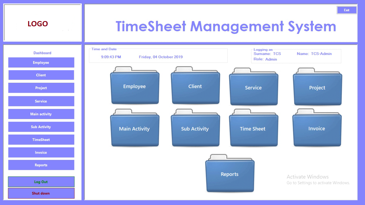 Timesheet Management System TCS Solutions Pty Ltd